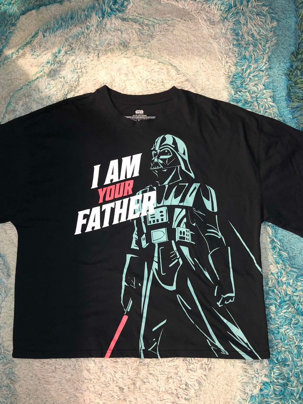 Disney Star Wars Black Graphic Tee with White Print